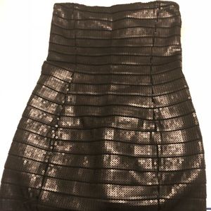 Sequin body con sleeveless dress